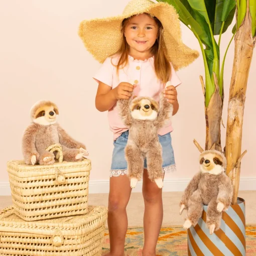 Plush Sloth 22 cm - Floppy, plush soft toy by Teddy Hermann -