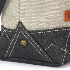 Prism Crossbody Canvas Handbag Vegan by Chala with CHOICE of Keychain!