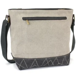 Prism Crossbody Canvas Handbag Vegan by Chala with CHOICE of Keychain!
