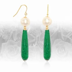 REGENZ Gemstone Earrings-Jade, Turquoise, Coral, Citrine, Pearls, Lapis HANDMADE with Love!