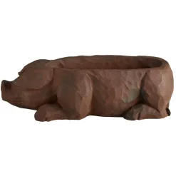 Resin Pig Planter So Cute!*