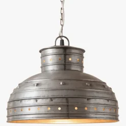 Retro Tin Farmhouse Industrial Metal Pendant Light