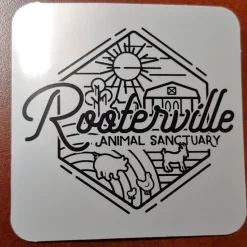 Rooterville Retro Cool Sticker! Share your love for the BEST sanctuary in the world with the world!