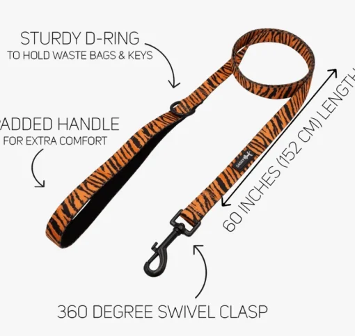 Sassy Woof Dog Walking Leash - Paw of the Tiger
