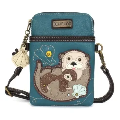 Sea Otter Collection by Chala Keychain, Crossbody Vegan