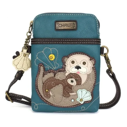 Sea Otter Collection by Chala Keychain, Crossbody Vegan