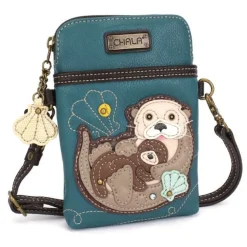 Sea Otter Collection by Chala Keychain, Crossbody Vegan