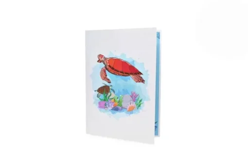 Sea Turtle Pop Up 3D Greeting Card