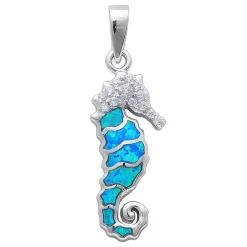 Seahorse Necklace 925 Sterling Silver-Rose Gold Plated or Silver