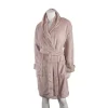 Solid Plush Robe-Assorted Colors, Unisex, One Size fits Most