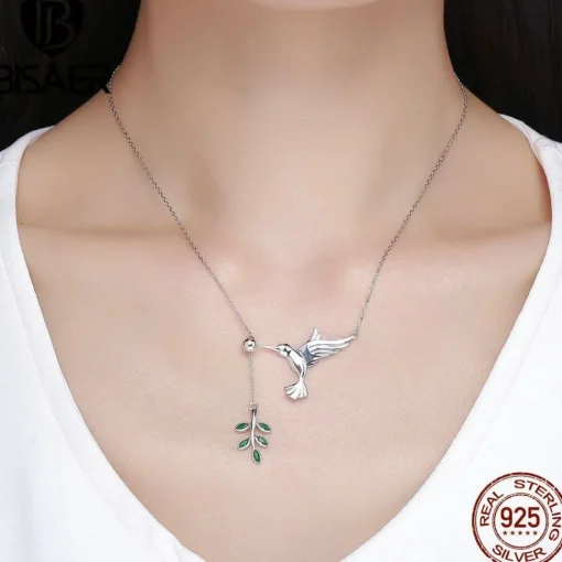 Sterling Silver Hummingbird Jewelry: Necklace, Earrings, Ring or SET!