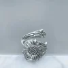 Sunflower Spoon Ring