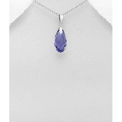 Swarovski Crystal Earrings & Pendants Sterling Silver-3 Styles of Beautiful Sparkling Crystal Earrings