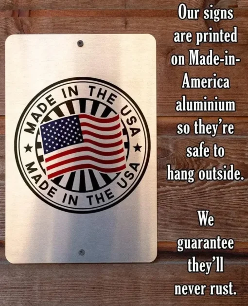 The Camper is Calling - Metal Sign Made in the USA