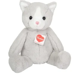 Trixie Gray and White Plush Kitty Cat Eco-friendly Teddy Hermann