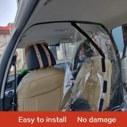 Uber or Taxi Driver Clear Vehicle Protective Shield Curtain