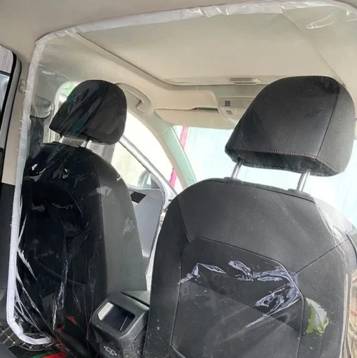 Uber or Taxi Driver Clear Vehicle Protective Shield Curtain