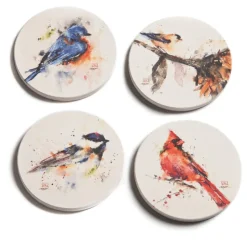 Watercolor 4 Piece Coaster Set by Dean Crouser