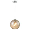 Watersphere 1-Lght Pndnt W/Hmmrd Amber Glss