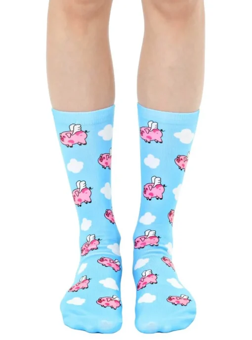 When Pigs Fly Unisex Crew Sock Lightweight *